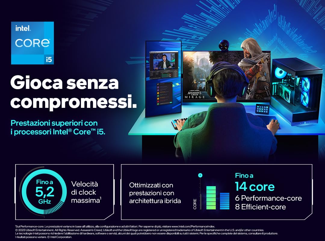 【新品未使用】INTEL Core i5 14400F Amazon | Intel® Procesador de sobremesa Core™ i5 14400F 10